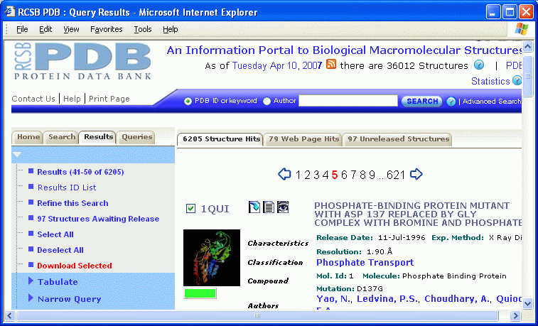 PDB window